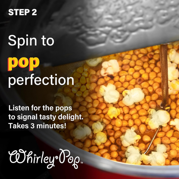 Whirley Pop Popcorn Popper - Copper Clad Stainless Steel