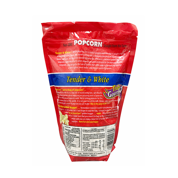 Tender & White Popcorn Kernels -  2lb Bag