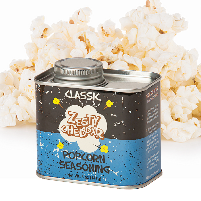 Retro Tin Zesty Cheddar Popcorn Seasoning