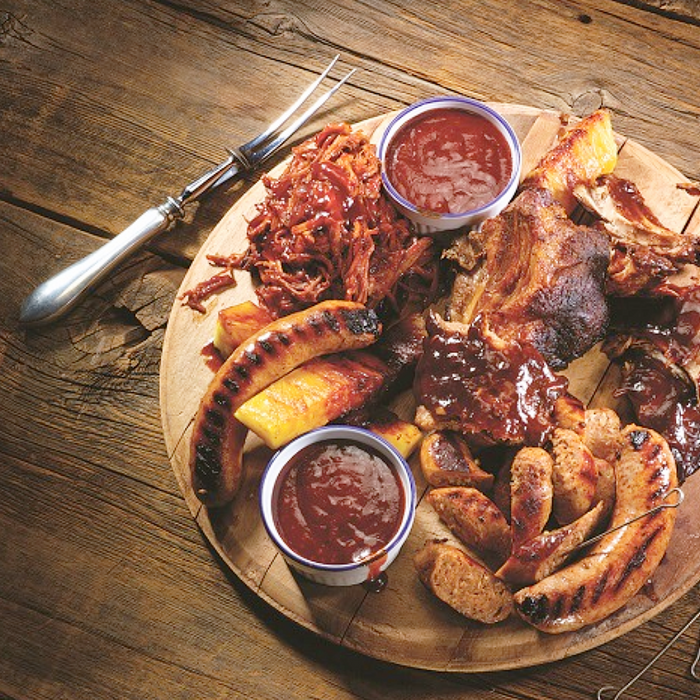 Gourmet Village-BBQ Sauce Peach Bourbon