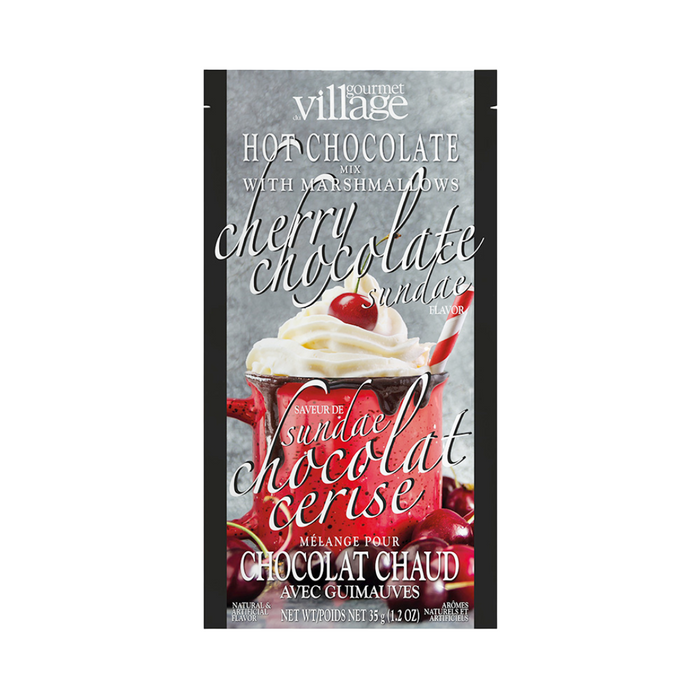 Gourmet Village - Cherry Chocolate Sundae Hot Chocolate