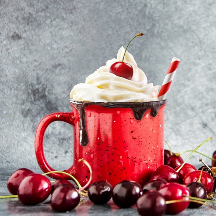 Gourmet Village - Cherry Chocolate Sundae Hot Chocolate