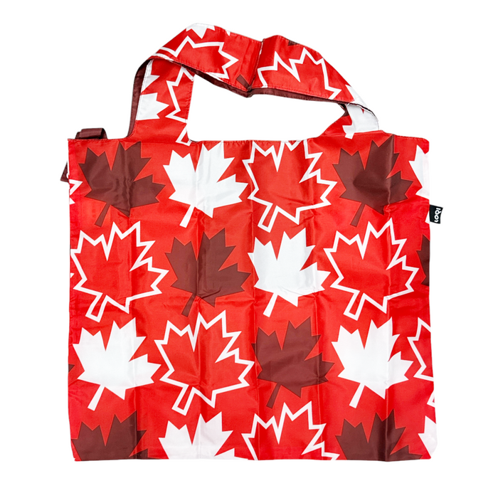 Loqi Travel Tote Bag - Maple Leaves