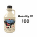 100 1-litre plastic maple syrup jugs with caps for bottling and storage