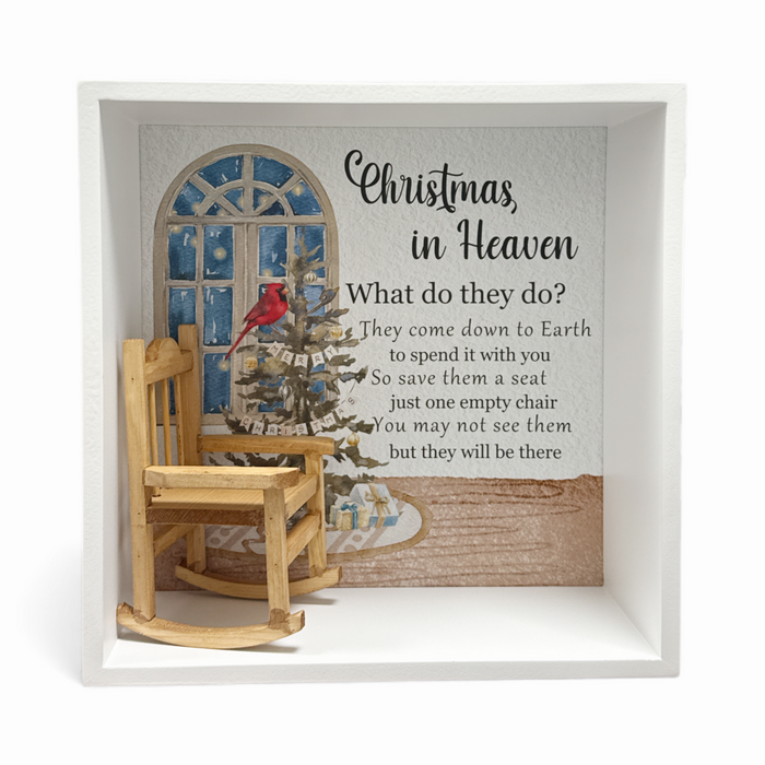 Christmas in Heaven Wooden Tabletop Tribute