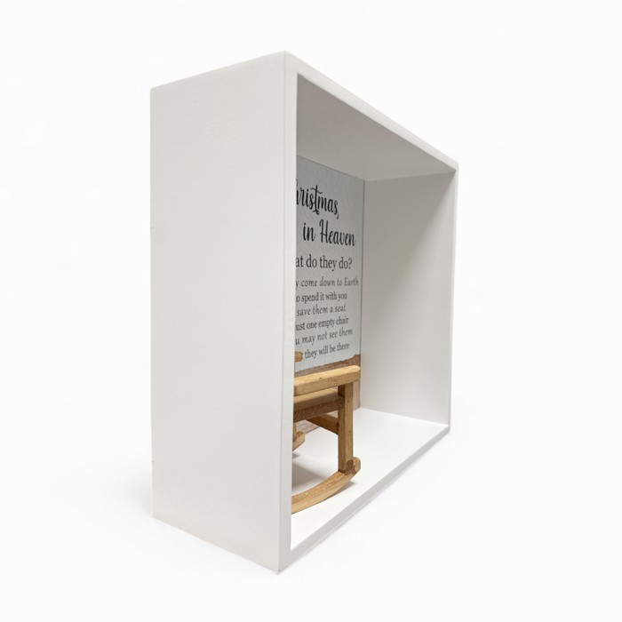 Christmas in Heaven Wooden Tabletop Tribute