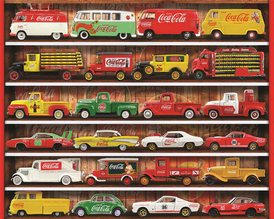 Springbok Puzzle - Coca Cola Cars- 1000 piece