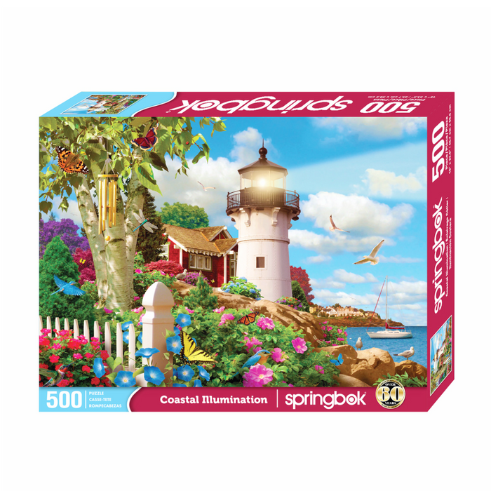 Springbok Puzzle - Coastal Illumination - 500 pieces