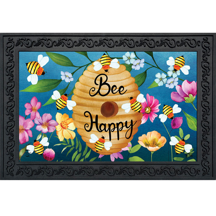 Doormat - Happy Beehive