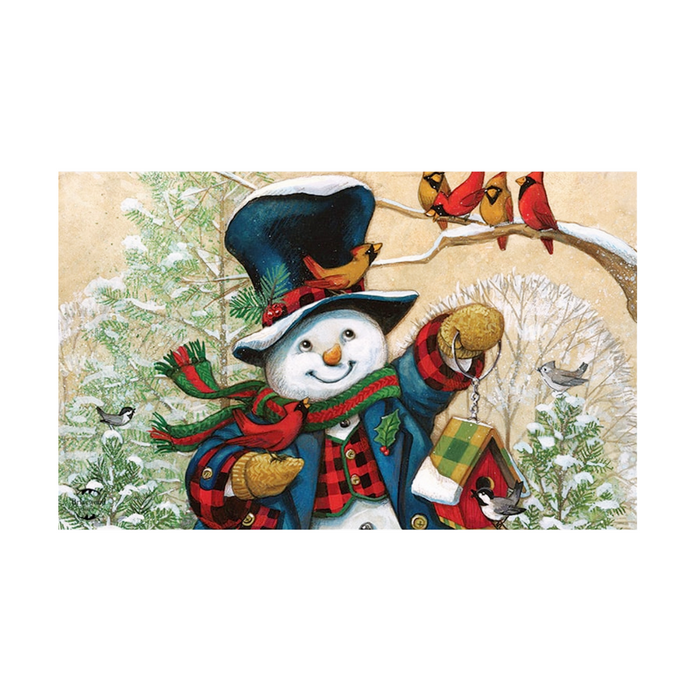 Doormat - Winter Friends Snowman