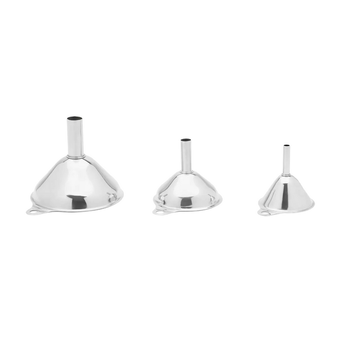 Stainless Steel Mini Funnels - Set of 3