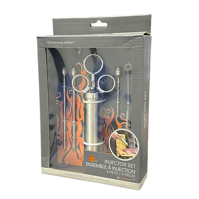 6 Piece Stainless Steel Injector Set