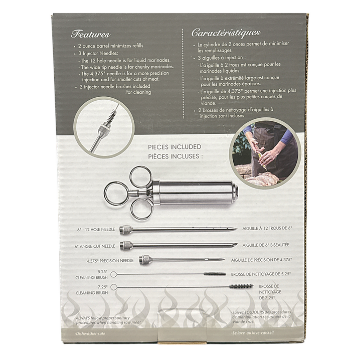 6 Piece Stainless Steel Injector Set