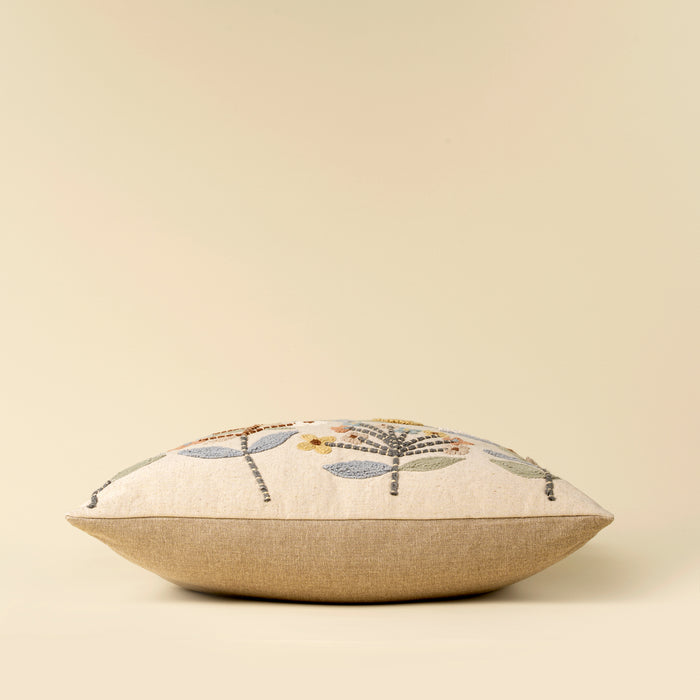 20x20 Lunaflora Embroidered Pillow