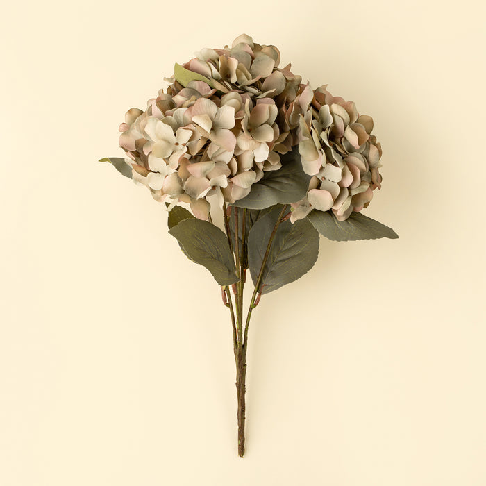 Autumn Hydrangea Spray - Vintage Green