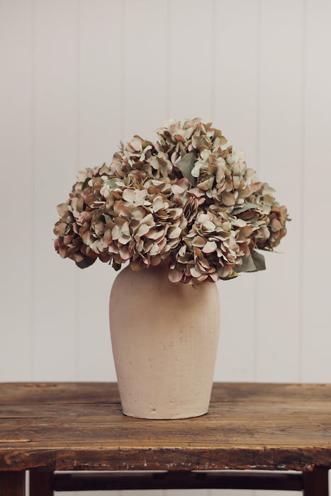 Autumn Hydrangea Spray - Vintage Green
