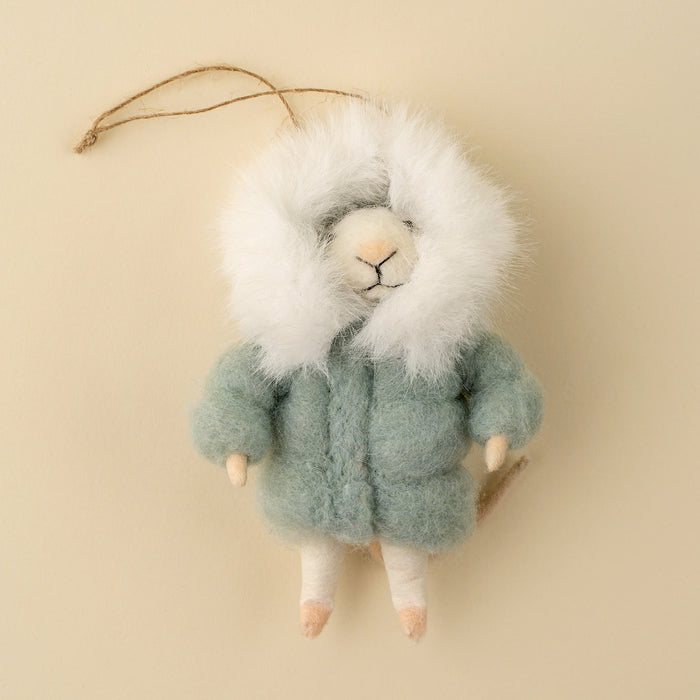 Felt Mouse Ornament - Parka Paulette