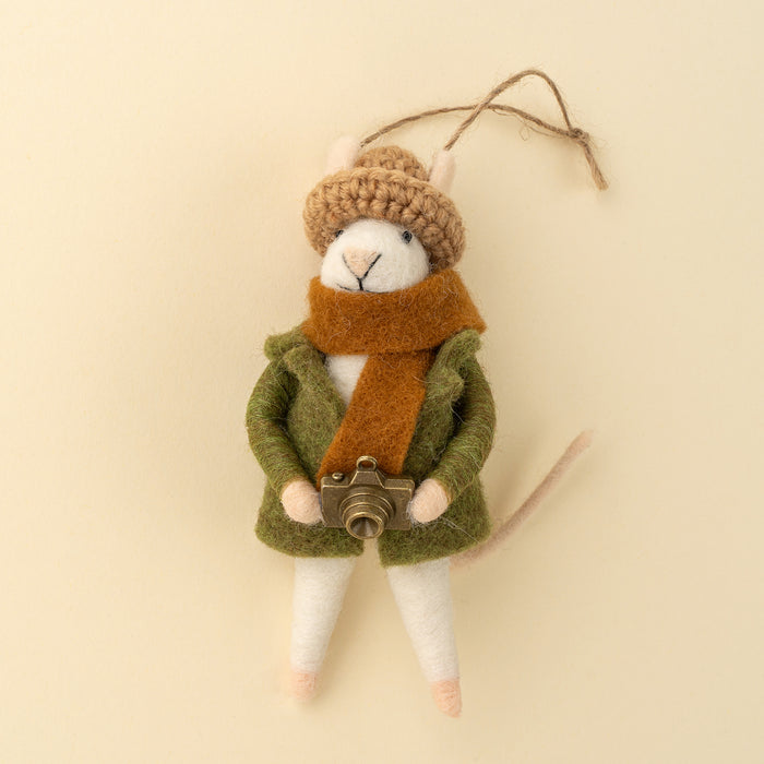 Felt Mouse Ornament - Photographer Philip