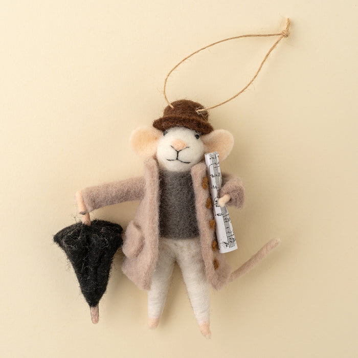 Felt Mouse Ornament - Rainy Day Ralph