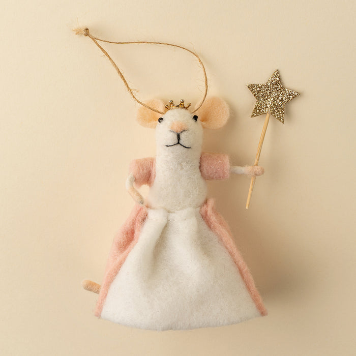 Felt Mouse Ornament - Glinda The Good