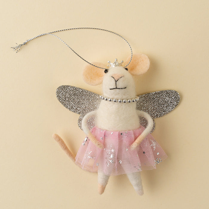 Felt Mouse Ornament - Fairytale Fiona