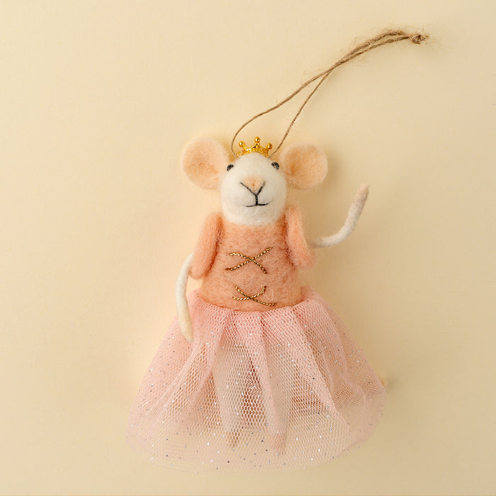 Felt Mouse Ornament - Sugarplum Shiloh