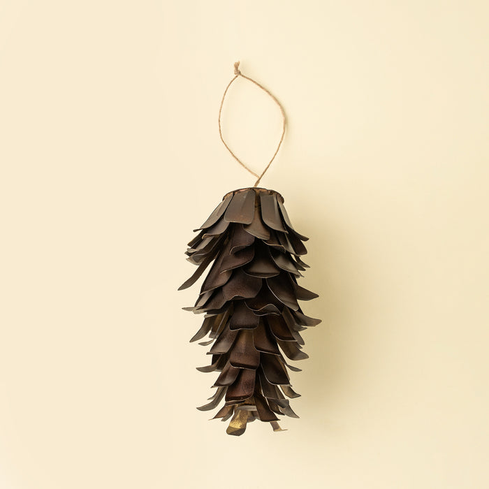 Bronze Pinecone Ornament - Large