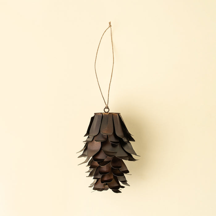 Bronze Pinecone Ornament - Small