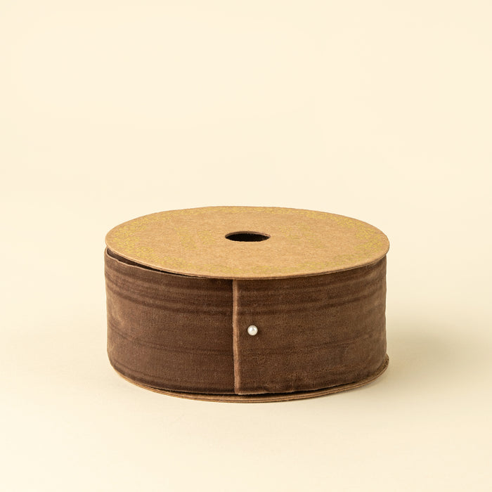 2" Velvet Ribbon - Chocolate 10M