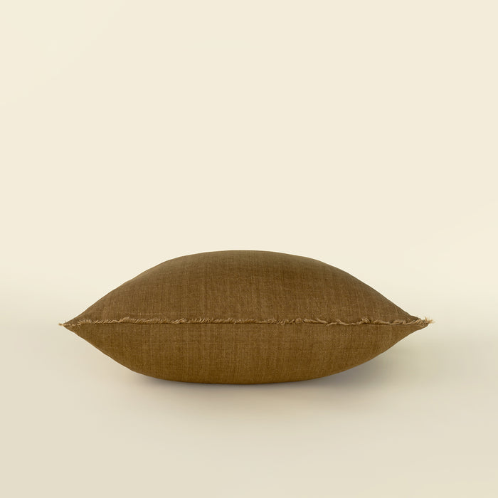 20" x 20" Lina Linen Pillow Tawny