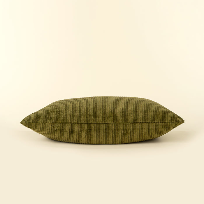 16" x 24" Wide Wale Corduroy Pillow - Moss