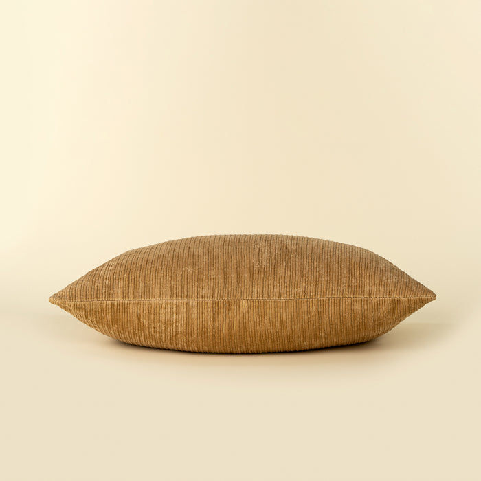 16" x 24" Wide Wale Corduroy Pillow - Gold