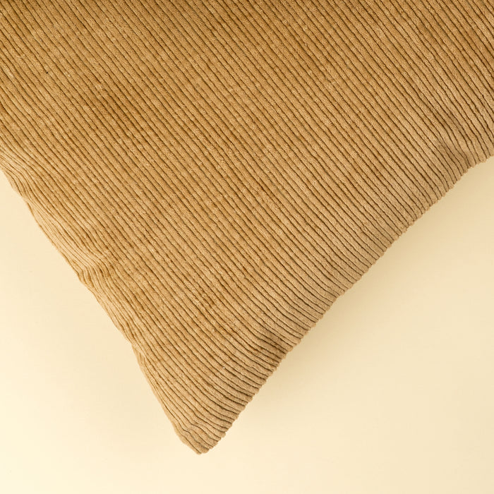 16" x 24" Wide Wale Corduroy Pillow - Gold