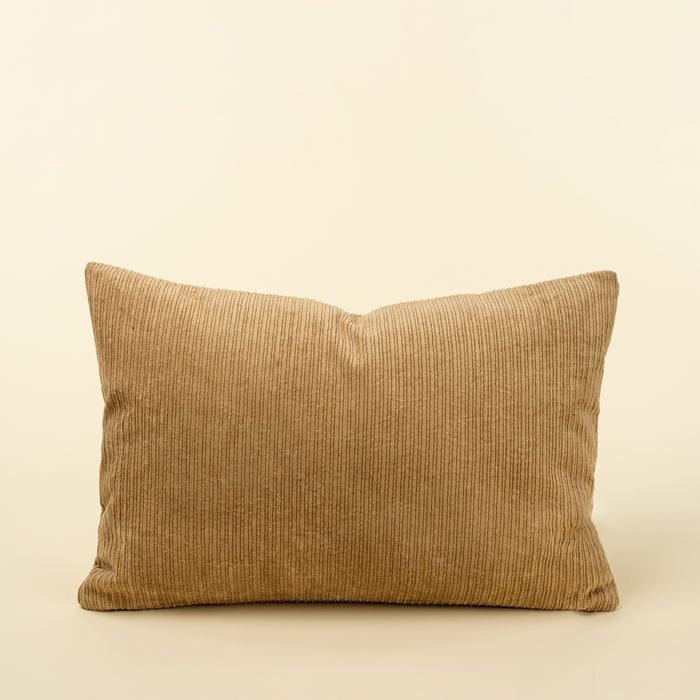 16" x 24" Wide Wale Corduroy Pillow - Gold