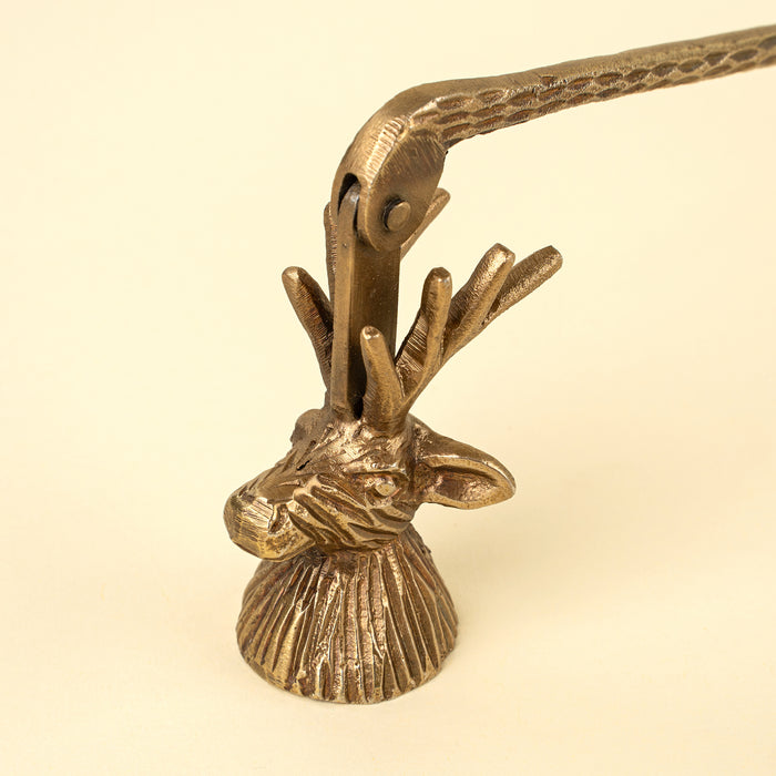 Gilded Stag Candle Snuffer