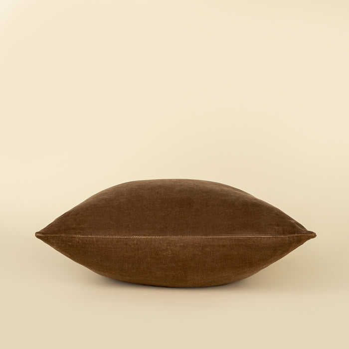 20" x 20" Vera Luxe Velvet Pillow - Caramel