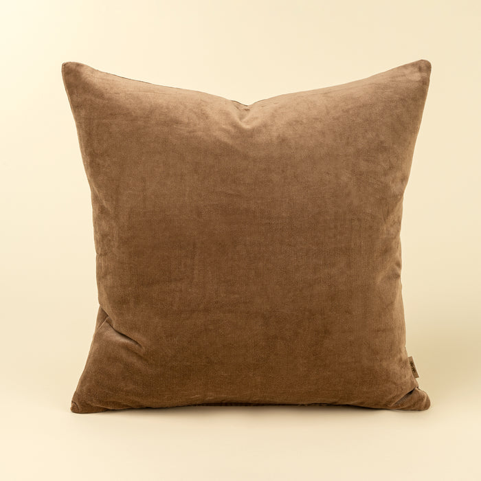 20" x 20" Vera Luxe Velvet Pillow - Caramel