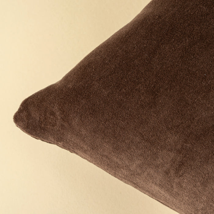 20" x 20" Vera Luxe Velvet Pillow - Clove