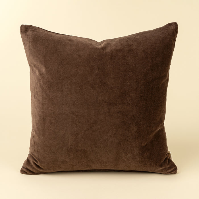 20" x 20" Vera Luxe Velvet Pillow - Clove