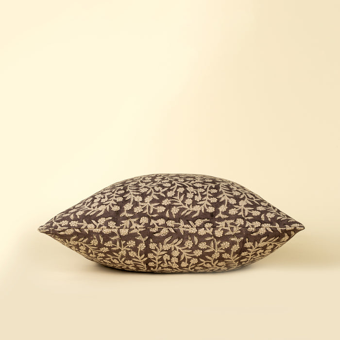 20" x 20" Wild Vine Block Print Pillow
