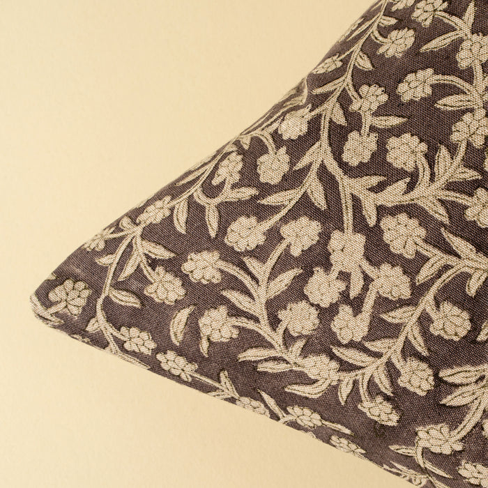 20" x 20" Wild Vine Block Print Pillow