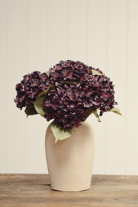 Heirloom Hydrangea Stem - Deep Purple