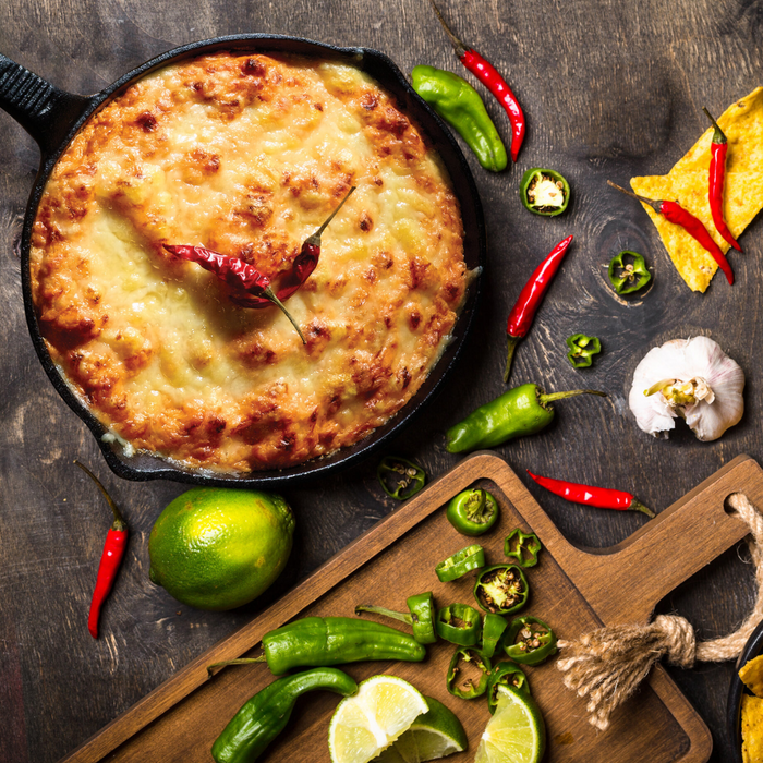 Gourmet Village - Cheesy Nacho Dip Skillet