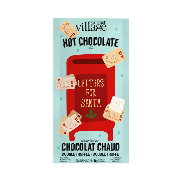Gourmet Village - Letters For Santa Double Truffle Hot Chocolate