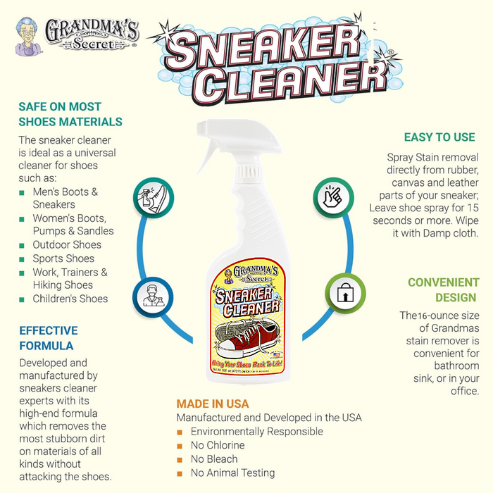 Grandma's Secret Sneaker Cleaner Spray - 16oz