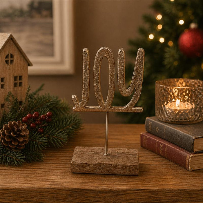 Gold Joy Sign