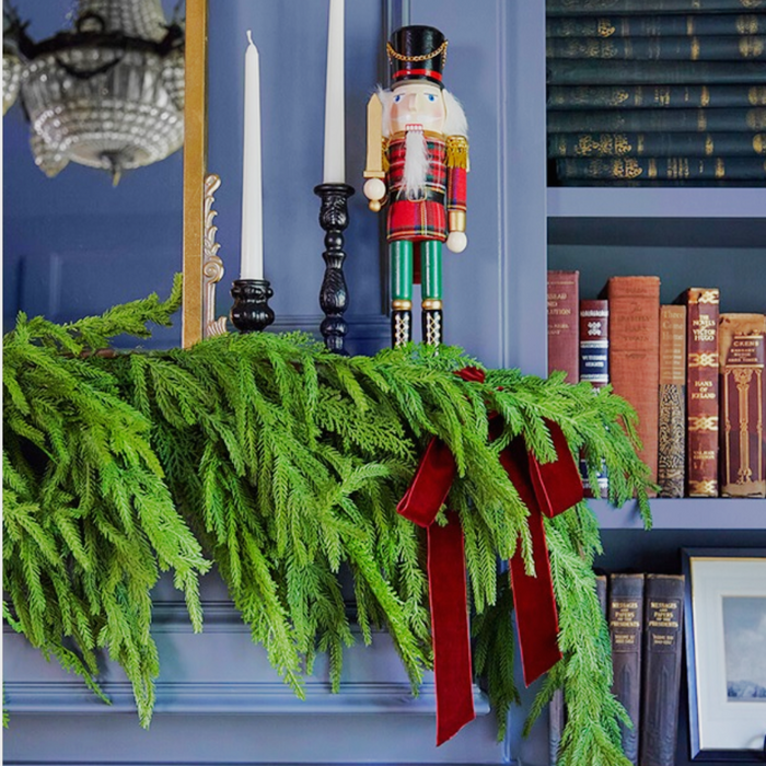 77 Inch Fresh Touch Thick Norfolk Pine Garland