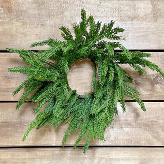 3.5 Inch Fresh Touch Norfolk Pine Candle Ring