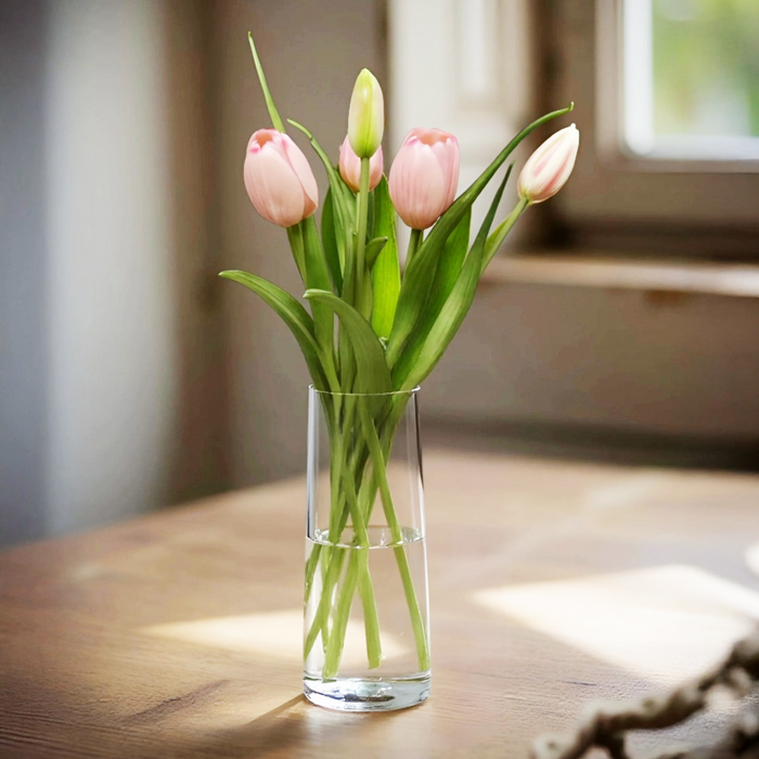 16" Fresh Touch Tulip Bundle - Pink