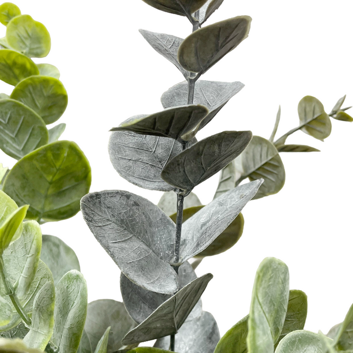 19" Blue Green Artificial Eucalyptus Bush